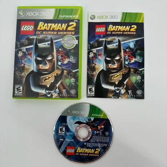 LEGO Batman 2: DC Super Heroes (Microsoft Xbox 360) Complete CIB Platinum Hits - Picture 1 of 5